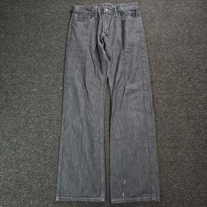 Levis Straight Leg Jeans Womens 30x33 Charcoal Gray Denim 100% Cotton